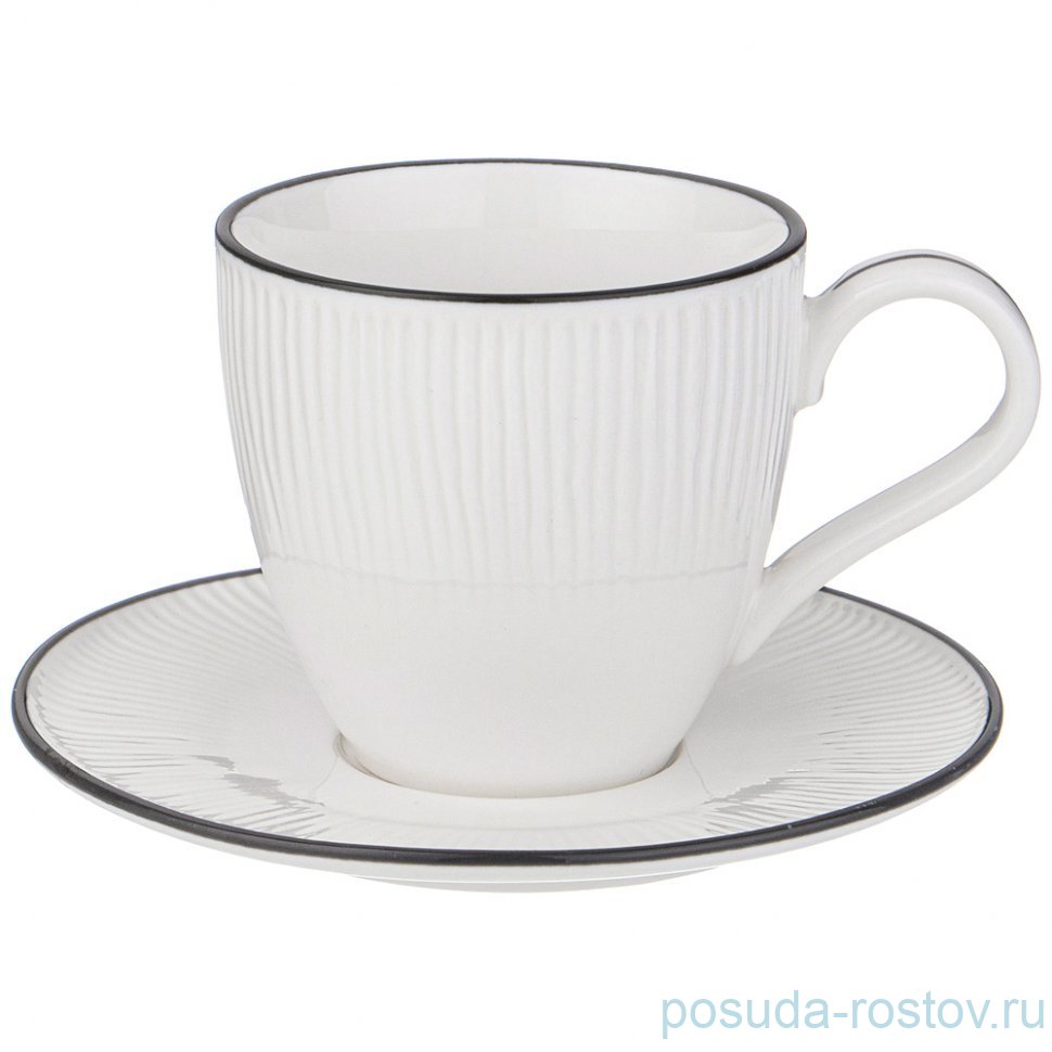 Чайная пара 220 мл белая "Traditions" (4шт.) / 336812