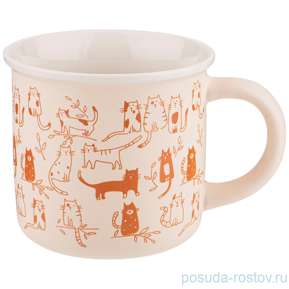 Кружка 400 мл "Котомания" / 271454