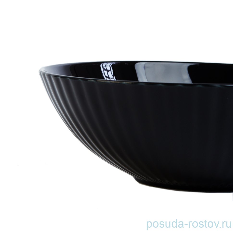 Салатник 21 см чёрный "Дейси /Без декора" / 227093 Салатник 21 см чёрный "Дейси /Без декора" / 227093