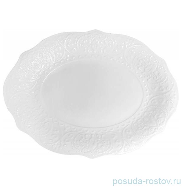 Блюдо 35 см овальное "Орнамент /Без декора" / 299502