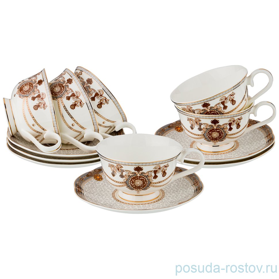 Набор чайных пар 250 мл 6 шт "Magnifico" / 189299 Набор чайных пар 250 мл 6 шт "Magnifico" / 189299