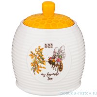 Банка для сыпучих продуктов 12 х 10,5 см 450 мл &quot;Honey bee&quot; / 258062