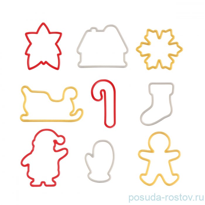 Формочки для печенья 9 шт Рождественские "Tescoma /DELÍCIA" / 156880 Формочки для печенья 9 шт Рождественские "Tescoma /DELÍCIA" / 156880