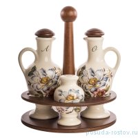 Набор для специй 5 предметов h-25 см &quot;Artigianato ceramico /Весенние лепестки&quot; / 171689