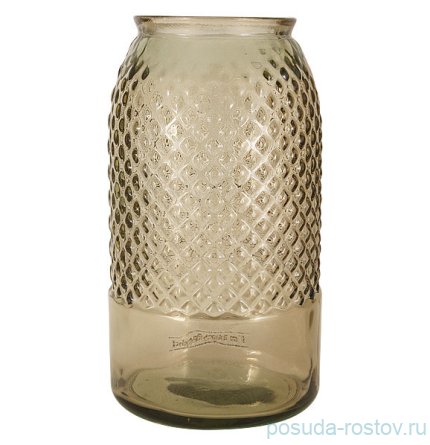 Ваза для цветов 28 см коричневая &quot;diamante&quot; / 292062