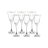 Бокалы для белого вина 185 мл 6 шт &quot;Asio /Александра /Отводка золото&quot; / 270353