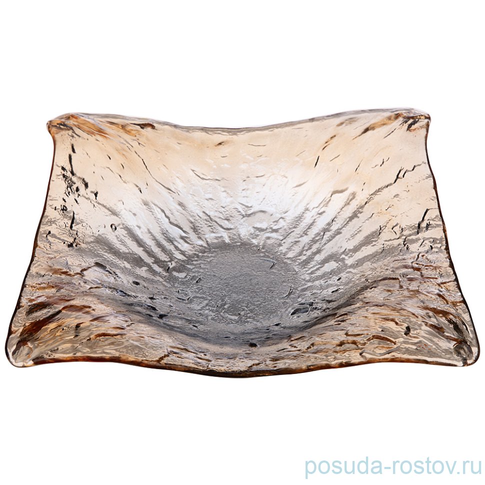 Блюдо 24 х 24 см квадратное "Artesana black/Amber" / 269725