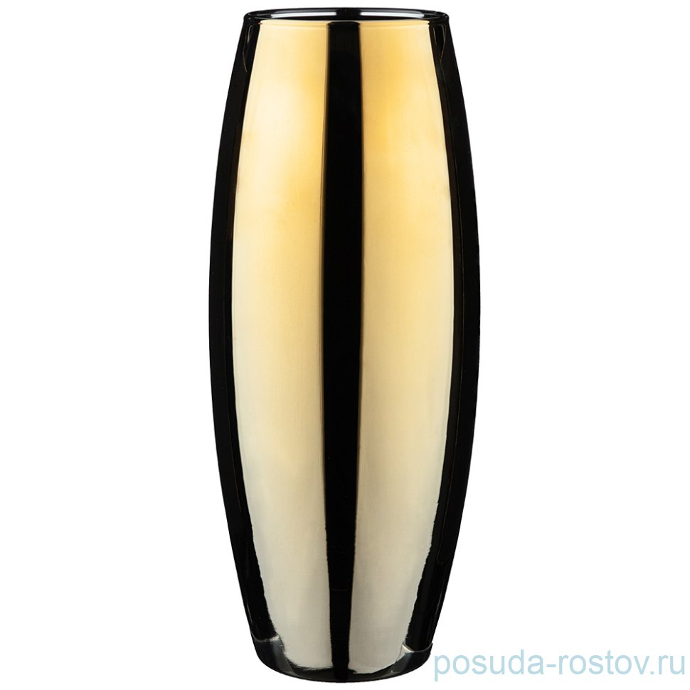 Ваза для цветов 26,5 см "чёрное золото" / 233289