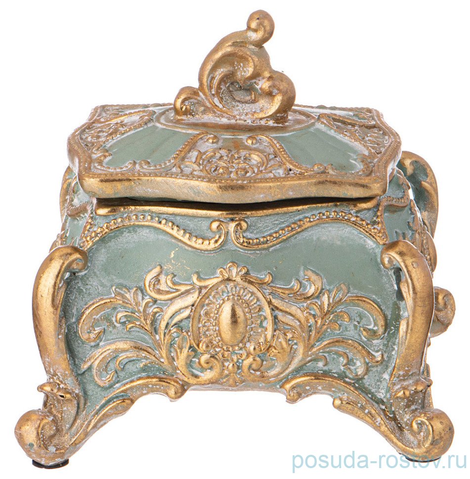 Шкатулка 12 х 11,2 х 11,1 см "Рококо" / 313480