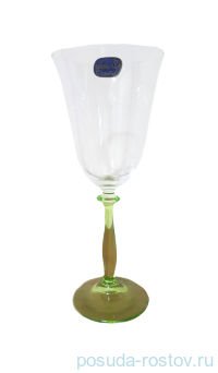 Бокал для красного вина 250 мл 1 шт &quot;Анжела /Ассорти&quot; (зелёный) / 114460