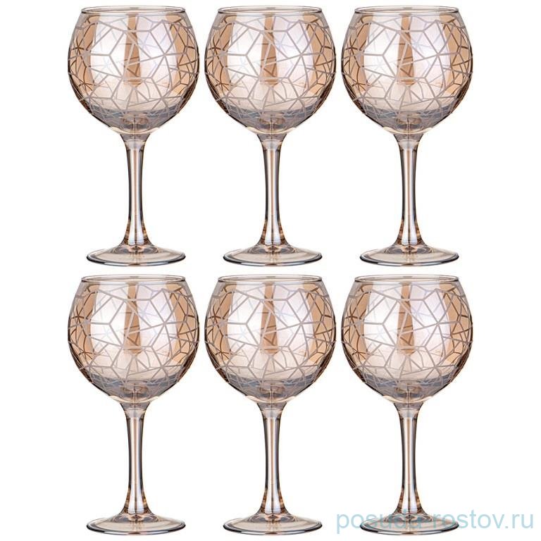 Бокалы для белого вина 280 мл 6 шт "Графика /Мёд" / 353231 Бокалы для белого вина 280 мл 6 шт "Графика /Мёд" / 353231