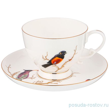Чайный сервиз на 6 персон 15 предметов &quot;Райская птица&quot; / 233108