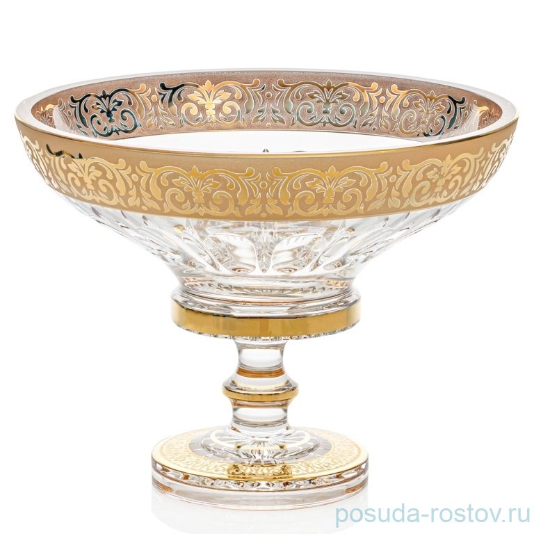 Конфетница 20,5 см н/н "Max Crystal /Золото 1260c" / 157320