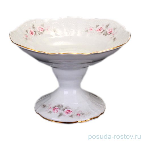 Фруктовница 25 см н/н Thun "Бернадотт /Серая роза /золото" / 012495 Фруктовница 25 см н/н Thun "Бернадотт /Серая роза /золото" / 012495