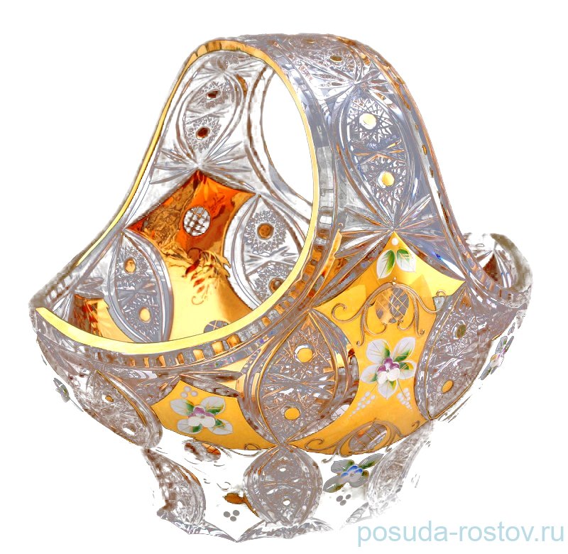 Корзинка 31 см "Хрусталь с золотом 96027" / 039922 Корзинка 31 см "Хрусталь с золотом 96027" / 039922