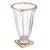 Ваза для цветов 33 см н/н "Магма /Матовая полоса" AS Crystal / 225357