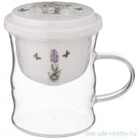 Кружка заварочная 420 мл с фарфоровым ситом &quot;лориан&quot; / 341830