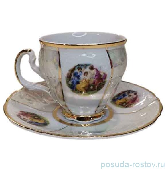 Кофейная пара 170 мл "Бернадотт /Мадонна перламутр" / 343115