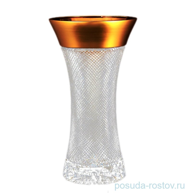 Ваза для цветов 40 см "S.Crystal /Фелиция /золото" / 099893