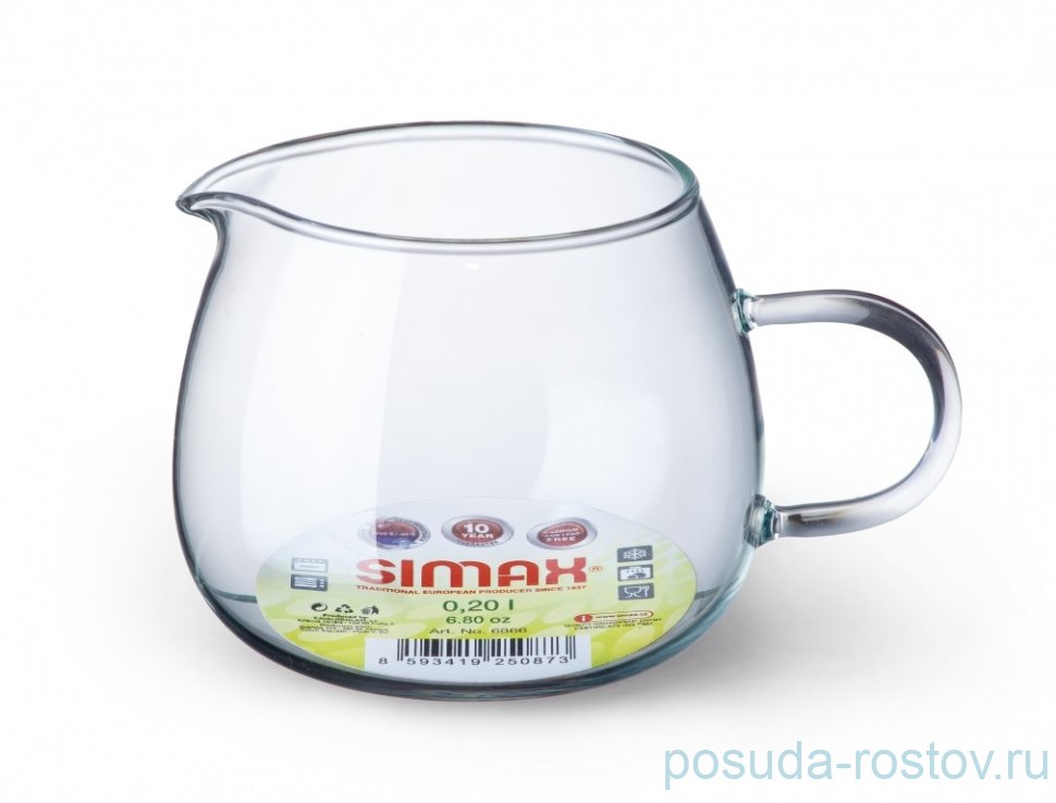 Молочник 250 мл "Classic /Simax /Без декора" / 210235