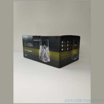Стаканы для воды 400 мл 6 шт &quot;Экстра /Отводка платина&quot; / 281726