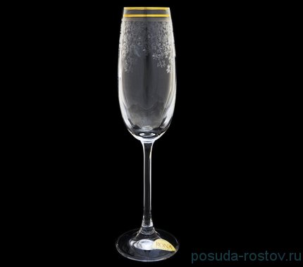 Бокалы для шампанского 180 мл 6 шт &quot;Эсприт /Цветочная паутинка&quot; / 018333