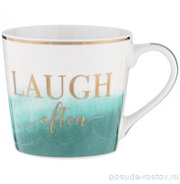 Кружка 400 мл &quot;Сlassic /Laugh often&quot; / 312890