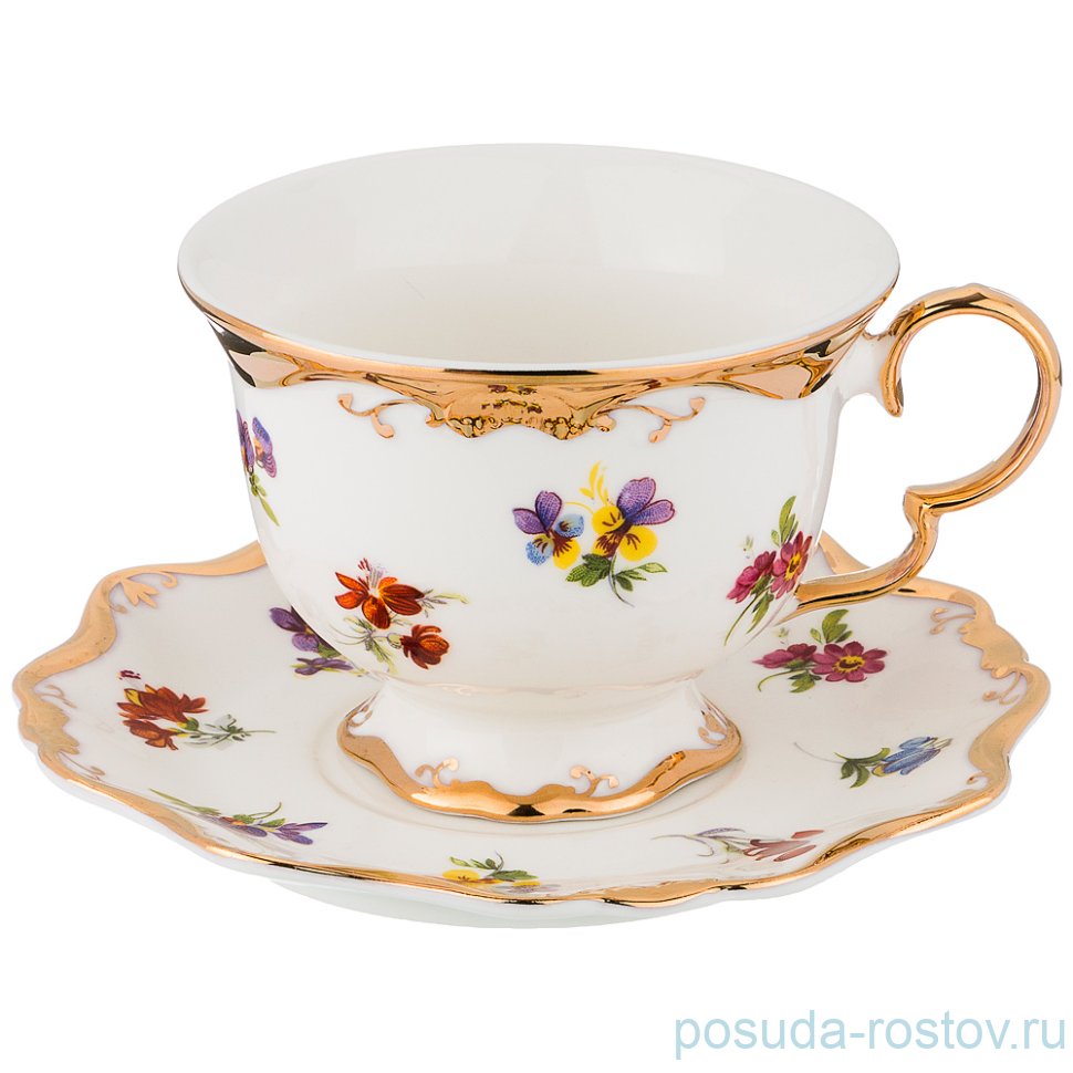 Чайная пара 250 мл 1 шт "Роял Жардин" / 194094