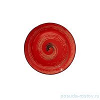 Тарелка 20,5 см красная &quot;Spiral&quot; / 261547