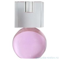 Подсвечник 13 х 8 см прозрачный-розовый / 366223