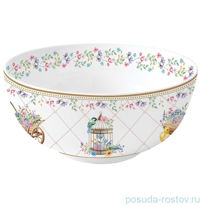 Салатник 15 см 600 мл "Кролики и цыплята /Spring Bloom" / 369111 Салатник 15 см 600 мл "Кролики и цыплята /Spring Bloom" / 369111