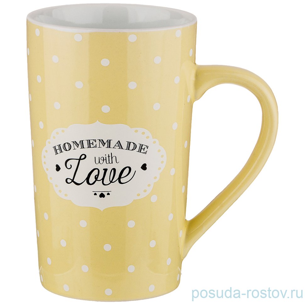 Кружка 450 мл "Милый прованс /Жёлтый" / 214028 Кружка 450 мл "Милый прованс /Жёлтый" / 214028