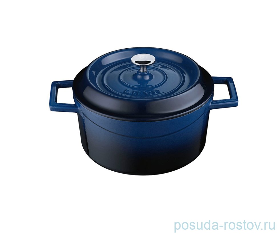 Кастрюля 28 см с крышкой 6,7 л "Lava /Blue" / 223344 Кастрюля 28 см с крышкой 6,7 л "Lava /Blue" / 223344