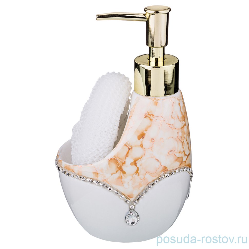 Дозатор для жидкого средства 17 см с губкой "Lefard" / 190998 Дозатор для жидкого средства 17 см с губкой "Lefard" / 190998