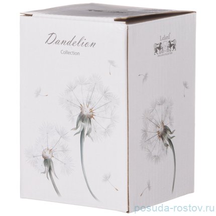 Кружка 400 мл с силиконовой крышкой &quot;Dandelion&quot; / 263541