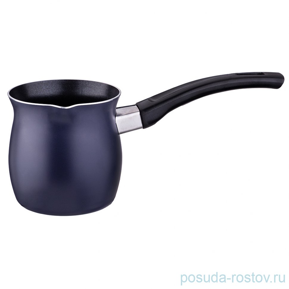 Турка 450 мл чёрная /антипригарное покрытие "Agness" / 195802