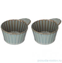 Набор форм для выпечки/сервировки 8/10 х 8 х 4,5 см 100 мл 2 шт синие &quot;Soul kitchen&quot;  / 301508