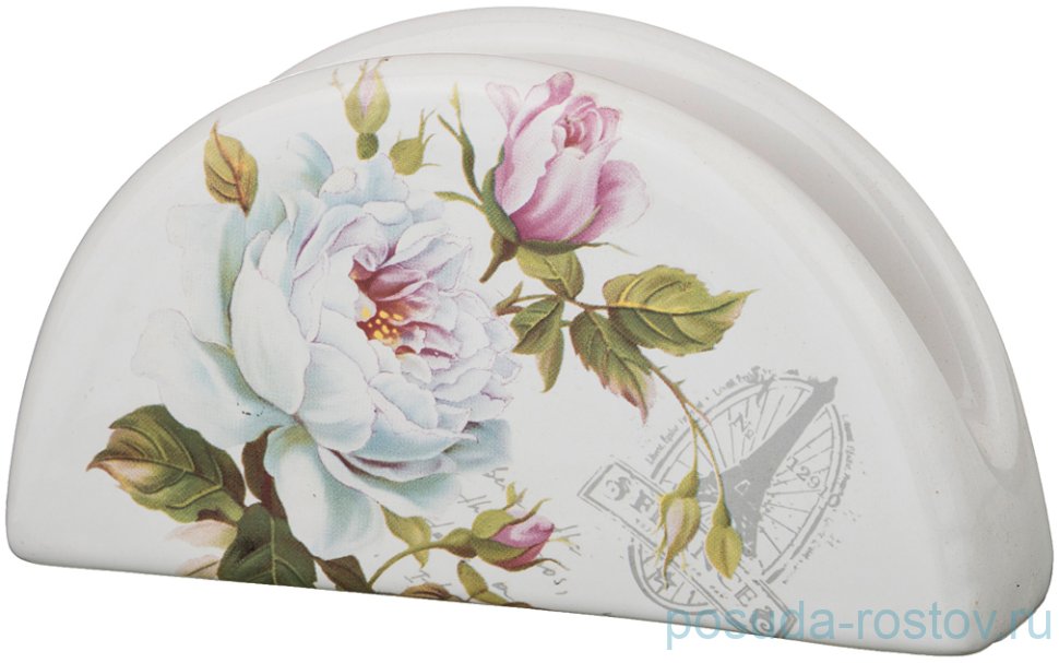 Салфетница 14 х 4 х 7 см "Шиповник" / 202673 Салфетница 14 х 4 х 7 см "Шиповник" / 202673