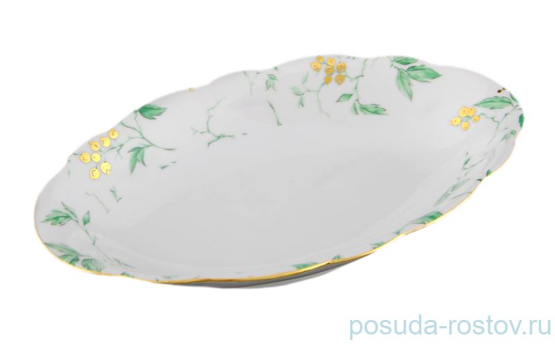 Блюдо 23 см овальное Leander "Мэри-Энн /Зеленые листья" / 157920 Блюдо 23 см овальное Leander "Мэри-Энн /Зеленые листья" / 157920