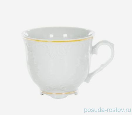 Набор чайных чашек 250 мл 6 шт "Рококо /Две линии золото" / 330566 Набор чайных чашек 250 мл 6 шт "Рококо /Две линии золото" / 330566