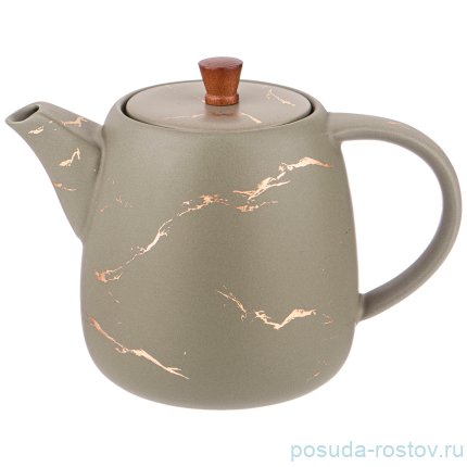Заварочный чайник 850 мл &quot;Золотой мрамор /Серый&quot; / 251436