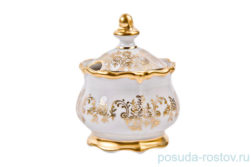 Горчичник 150 мл "Кастэл /Золотой цветочный узор" / 017676 Горчичник 150 мл "Кастэл /Золотой цветочный узор" / 017676