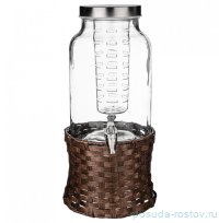 Диспенсер для напитков 20 х 20 х 45 см с фильтром на подставке 5,6 л / 236116