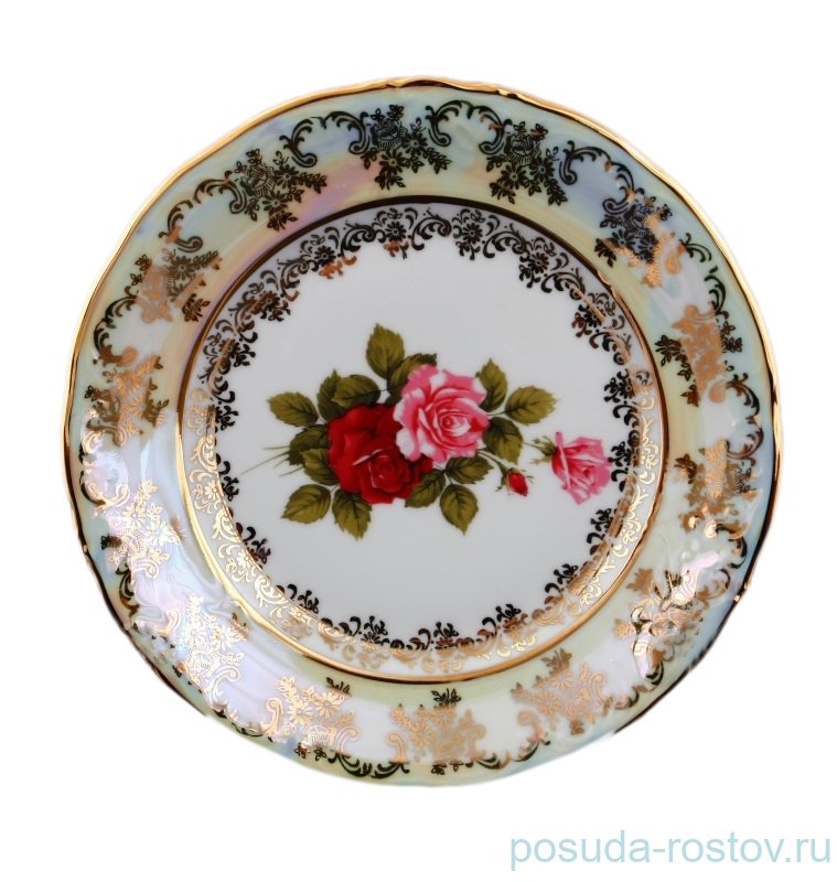Набор тарелок 19 см 6 шт "Фредерика /Роза перламутр" / 107909 Набор тарелок 19 см 6 шт "Фредерика /Роза перламутр" / 107909
