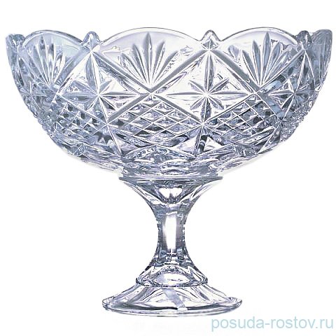 Ваза для фруктов 22 см н/н "Таурус /Без декора" / 036871