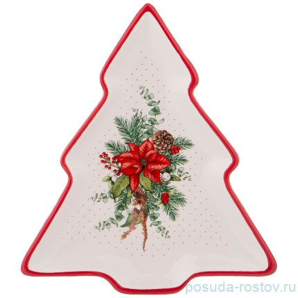 Блюдо 23 х 20 х 2 см Ёлка &quot;Celebration&quot; / 267257