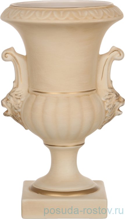 Кубок 37 см со львами персиковый &quot;Романо&quot; / 262836