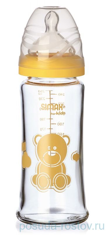 Бутылочка детская 250 мл "Simax" / 114684