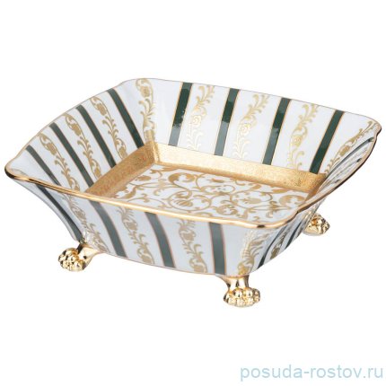 Конфетница 20 х 20 х 8 см н/н квадратная / 273824