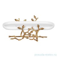 Блюдо овальное &quot;Grazia /золото&quot; / 366155